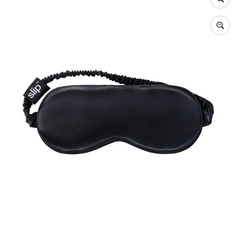 Slip Pure Silk Soft Sleep Eye Mask with Elastic Band, Black